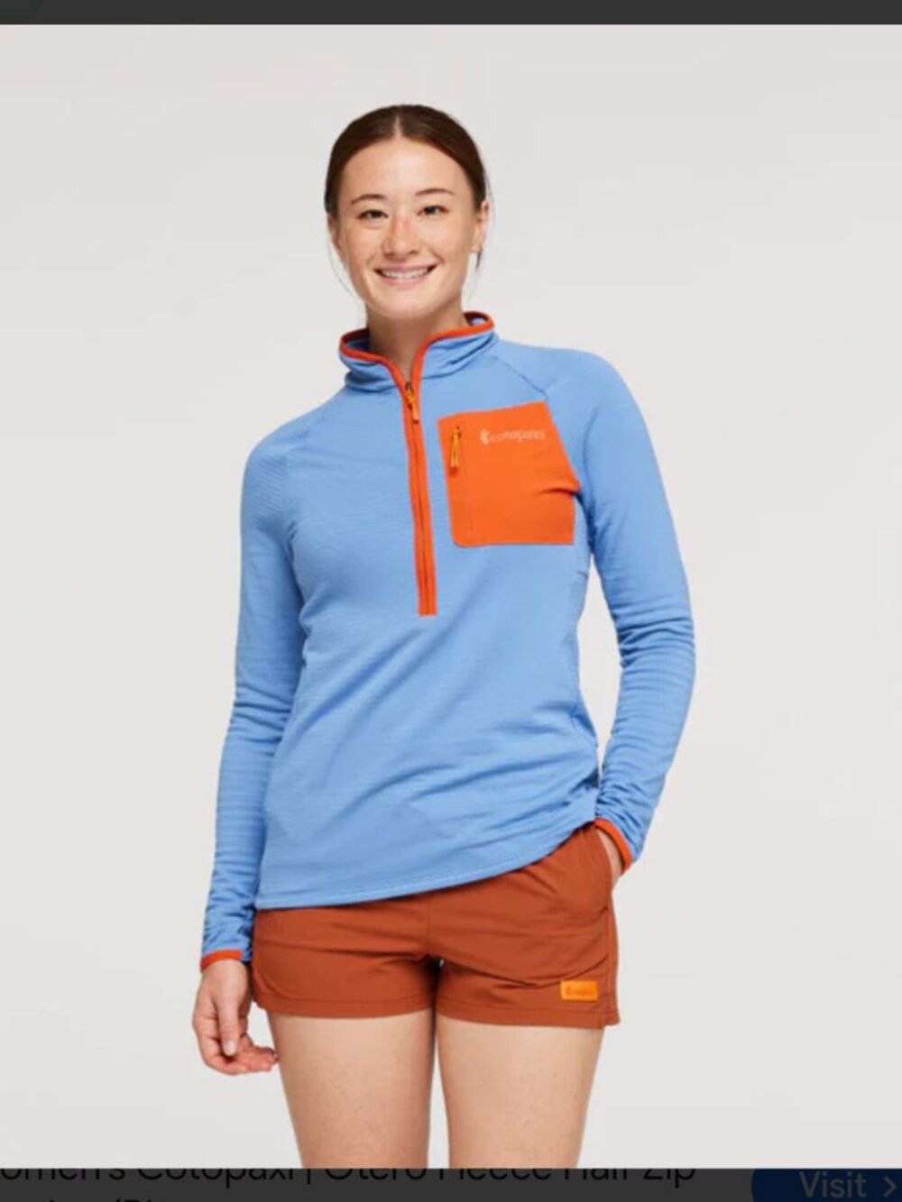 Cotopaxi Otero Fleece Half-Zip Pullover Sz Large Outdoor Technical Layer Hiking